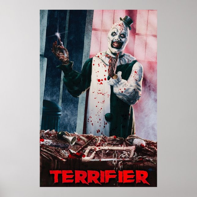 Terrifier Horror Movie Art Poster (Front)