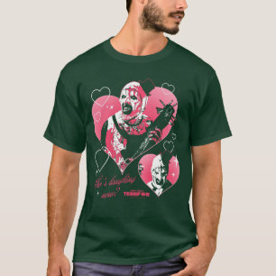 Terrifier I Heart Art Creepy Valentines Day Horror T-Shirt