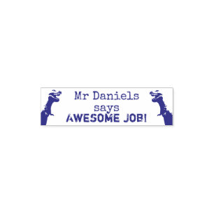 Terrifying T-rexTeachers Awesome Job Self-inking Stamp