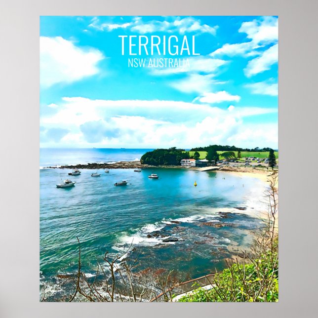 Terrigal Central Coast NSW Australia Poster (Front)