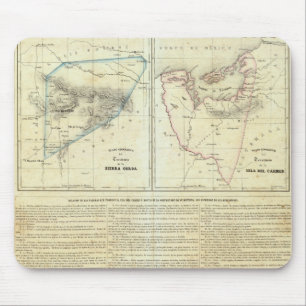 Territorios de Sierragorda e Isla del Carmen Mouse Mat