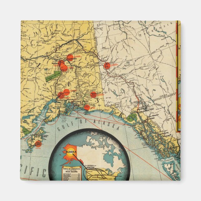 Territory of Alaska Magnet (Front)