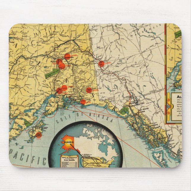 Territory of Alaska Mouse Mat (Front)