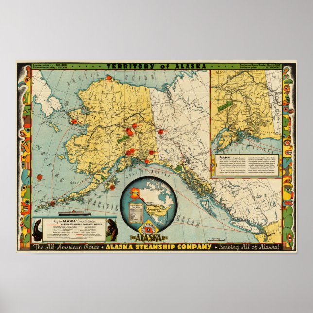 Territory of Alaska Poster (Front)