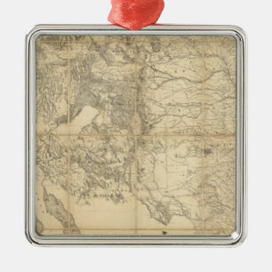 Territory of The United States Metal Tree Decoration