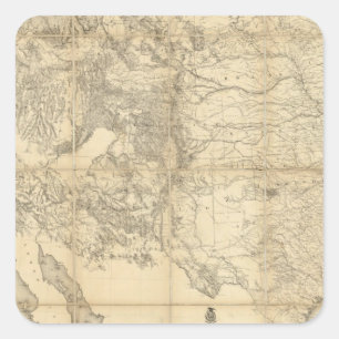 Territory of The United States Square Sticker