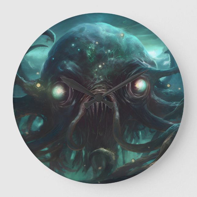 Terror from the Deep Large Clock (Front)