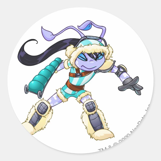 Terror Mountatin Team Captain 2 Classic Round Sticker (Front)