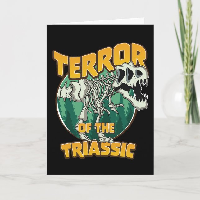 Terror of the Triassic Invitation (Front)