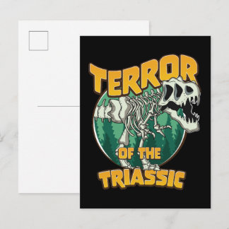 Terror of the Triassic Invitation Postcard