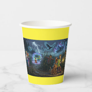 Terror on the Farm: The Spectral Scarecrow Night Paper Cups
