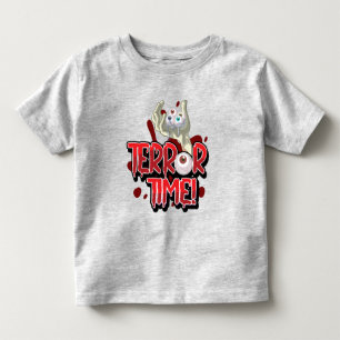 Terror Time Zombie Hand with Eyeballs  Toddler T-Shirt