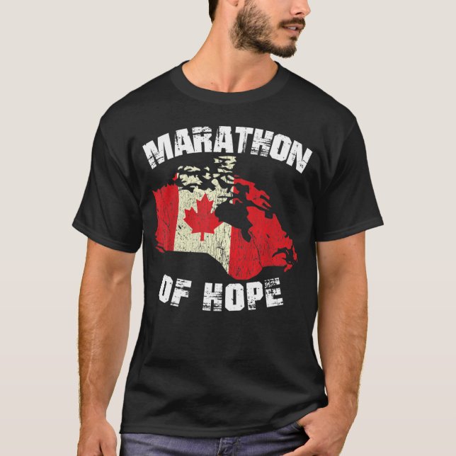 Terry Fox Marathon Of Hope Canada Marathon T-Shirt (Front)