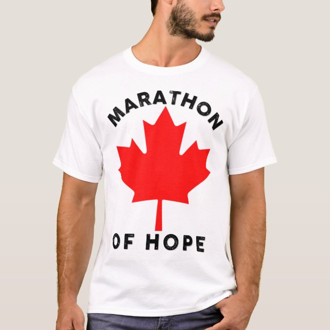 Terry Fox Marathon Of Hope  T-Shirt (Front)