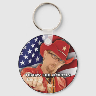 Terry Lee Bolton American Man Key Chain