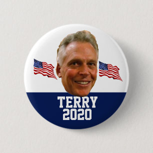 Terry McAuliffe for President 6 Cm Round Badge