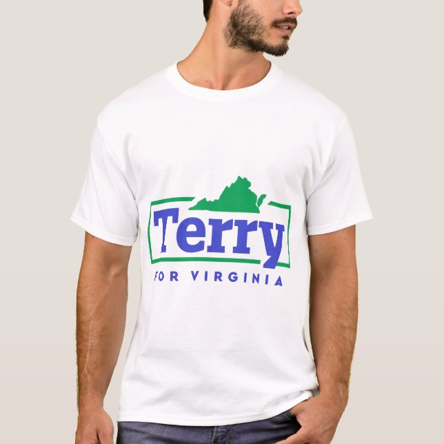 Terry McAuliffe for Virginia Governor T-Shirt (Front)