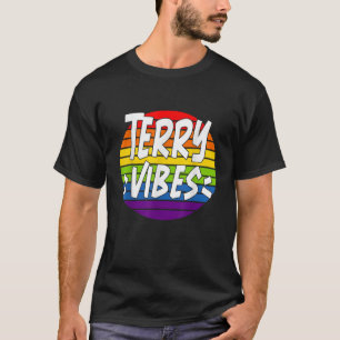 Terry Vibes Matching Squad Family Reunion Last Nam T-Shirt