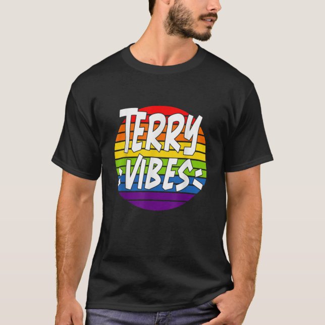 Terry Vibes Matching Squad Family Reunion Last Nam T-Shirt (Front)