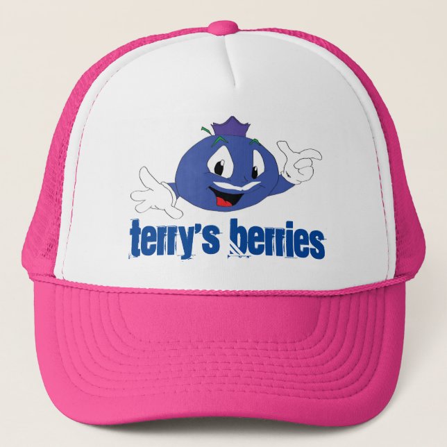 Terry's Berries Trucker Snap Back. Trucker Hat (Front)