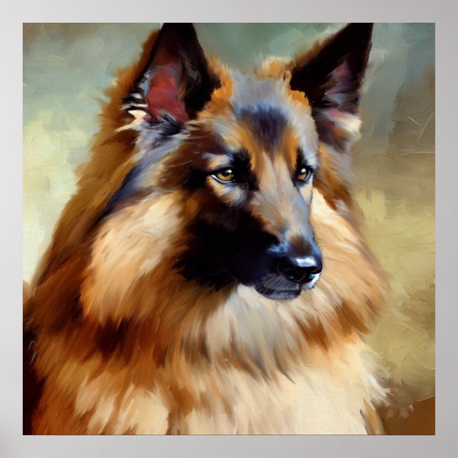Tervuren Belgian Shepherd Dog  Poster (Front)