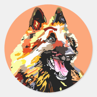 tervuren classic round sticker