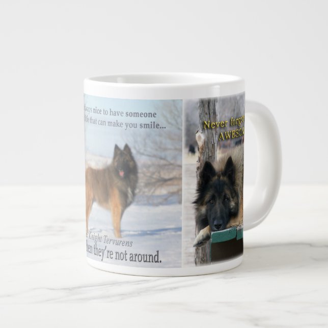 Tervuren mug with life quotes (Front Right)