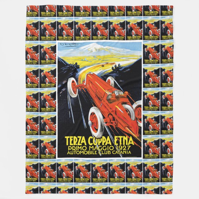 Terza Coppa Etna Fleece Blanket (Front)