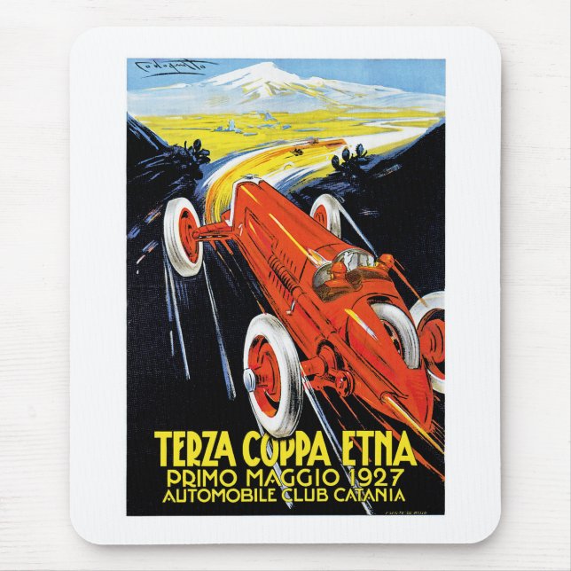 Terza Coppa Etna Mouse Mat (Front)