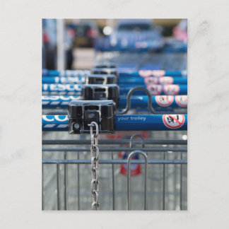Tesco trolley postcard