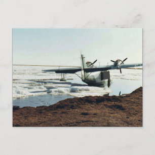 Teshekpuk Lake, Sea Plane, and Camp Postcard