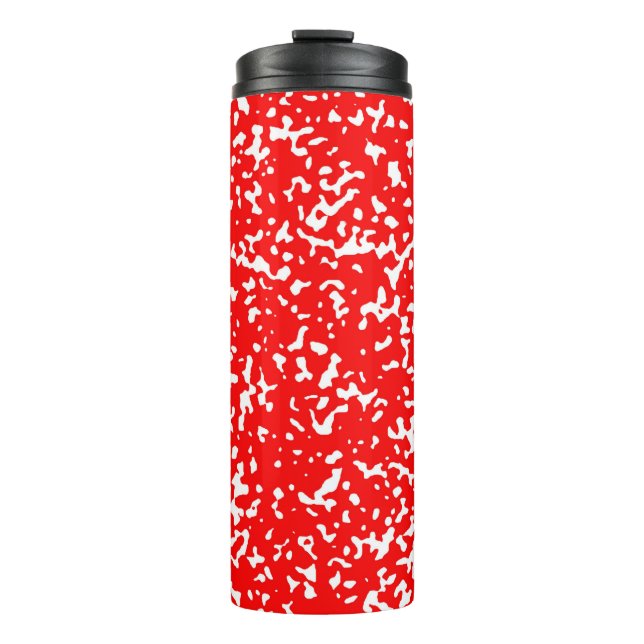 Tesimartplans | Red Composition Thermal Tumbler (Front)