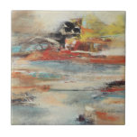 Tesiturno Tile<br><div class="desc">Tesiturno I by Gabriela Villarreal. Muted lines in various colours are overlapped to create this unique design.</div>