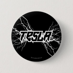 Tesla 6 Cm Round Badge