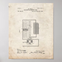 Tesla Apparatus For Producing Ozone Patent - Old L