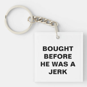 Tesla - Bought Before he was a Jerk Key Ring