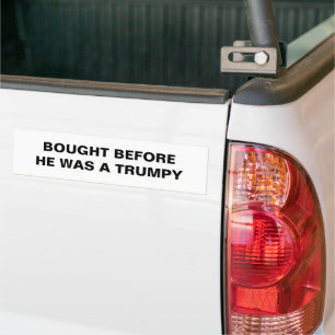 Tesla - Bought Before He Was A Trumpy Bumper Sticker