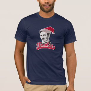 Tesla Christmas T-shirt