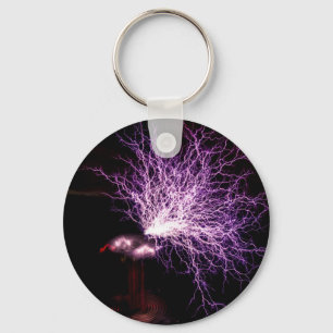 Tesla Coil Plasma Key Ring