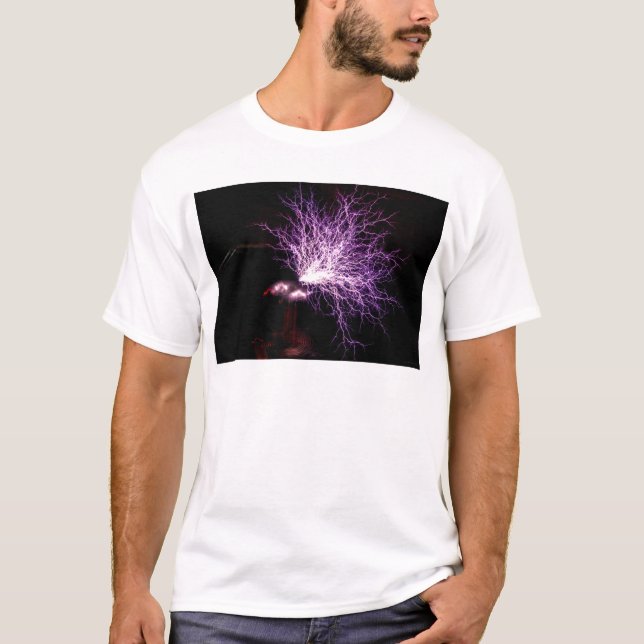 Tesla Coil Plasma T-Shirt (Front)
