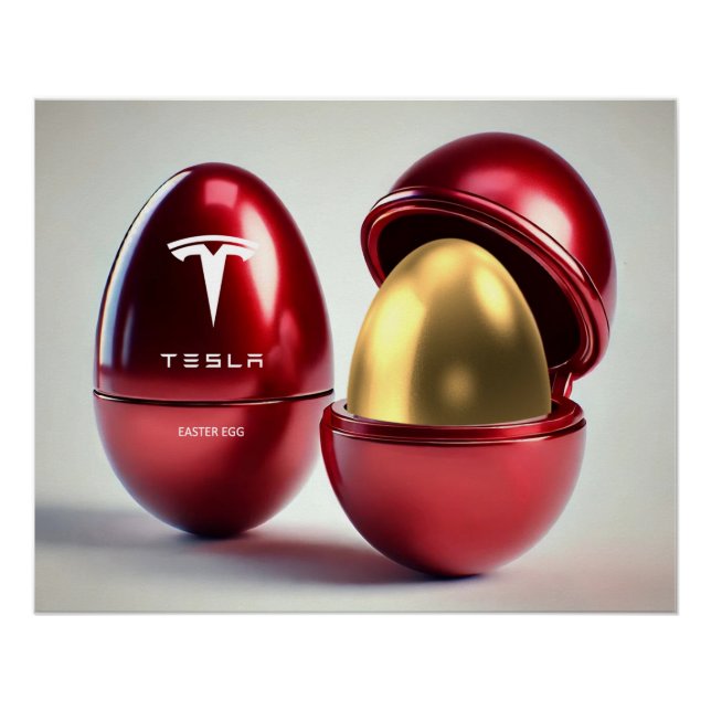 Tesla Easter Egg Poster (Front)