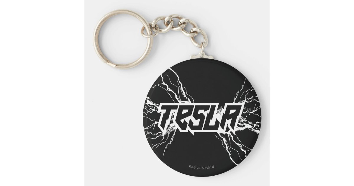 Tesla Key Ring Zazzle.co.uk