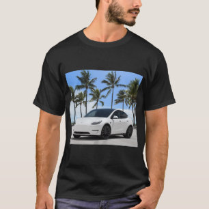 Tesla Model Y On The T-Shirt