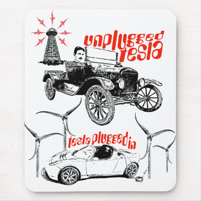 Tesla Mouse Mat (Front)