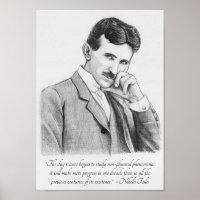 Tesla Non-Physical Phenomena Poster