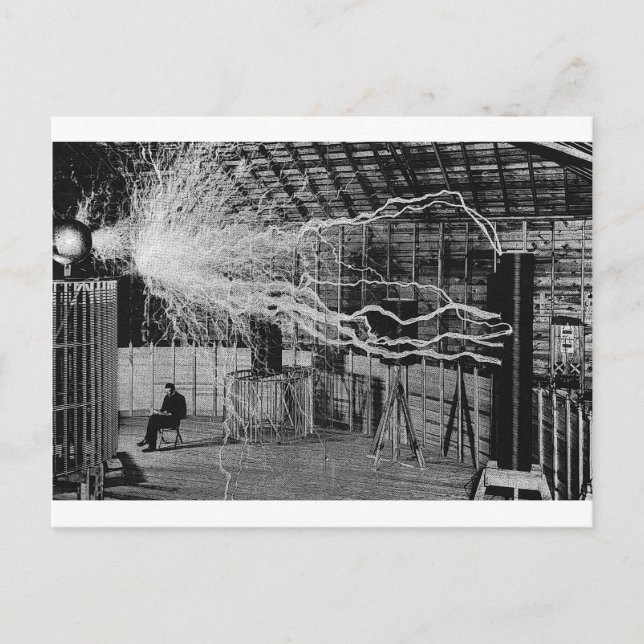 tesla postcard (Front)