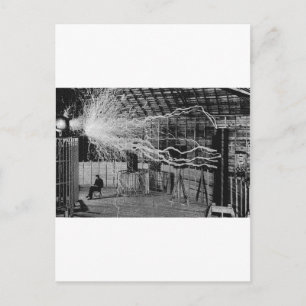 tesla postcard