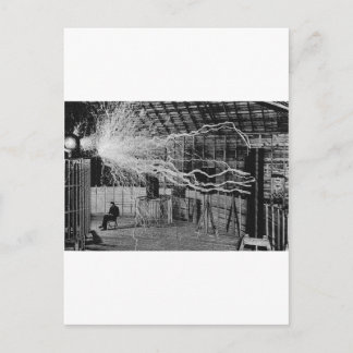 tesla postcard