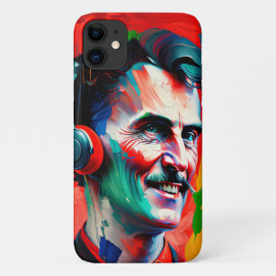 Tesla Smiling iPhone / iPad case