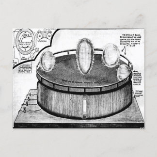 Tesla's Egg At the Columbia Exposition Postcard